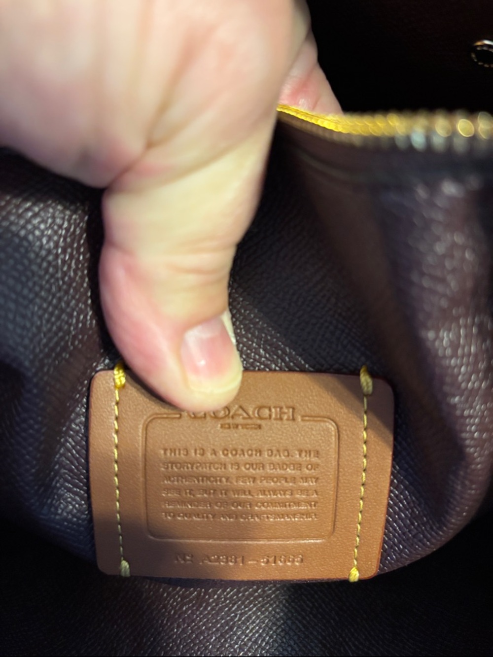 Coach Charlie carry  all Black Embossed leather with branded  Dust Bag - Picture 8 of 12